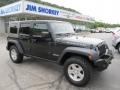 2009 Black Jeep Wrangler Unlimited Rubicon 4x4  photo #1