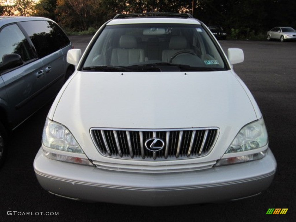 2003 RX 300 AWD - White Gold Crystal / Ivory photo #2