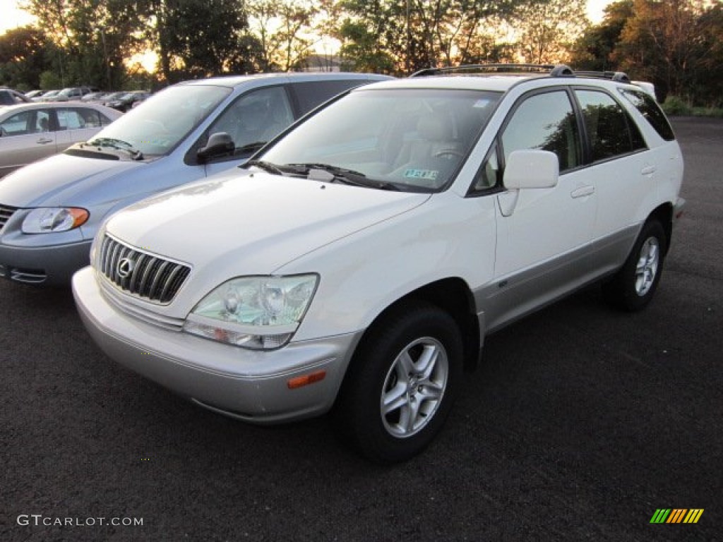2003 RX 300 AWD - White Gold Crystal / Ivory photo #3