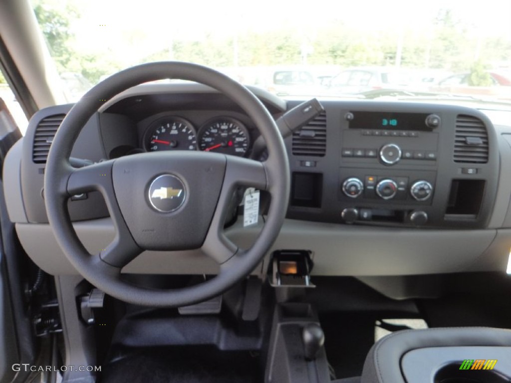 2011 Silverado 1500 Extended Cab 4x4 - Steel Green Metallic / Dark Titanium photo #12