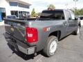 2011 Steel Green Metallic Chevrolet Silverado 1500 LT Extended Cab 4x4  photo #7