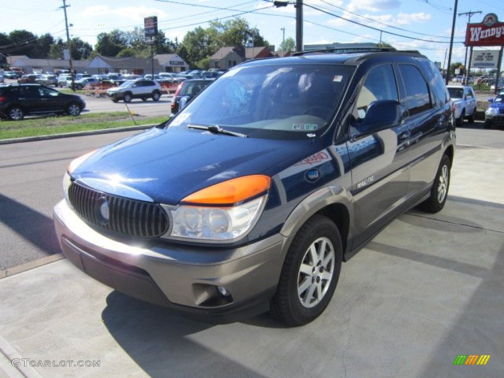 2002 Rendezvous CXL AWD - Indigo Blue / Medium Oak photo #3