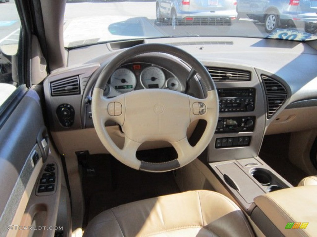 2002 Rendezvous CXL AWD - Indigo Blue / Medium Oak photo #13