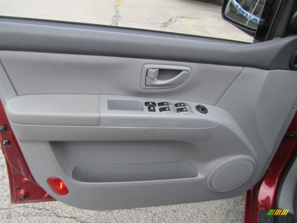 2009 Kia Sorento LX 4x4 Gray Door Panel Photo #53515216
