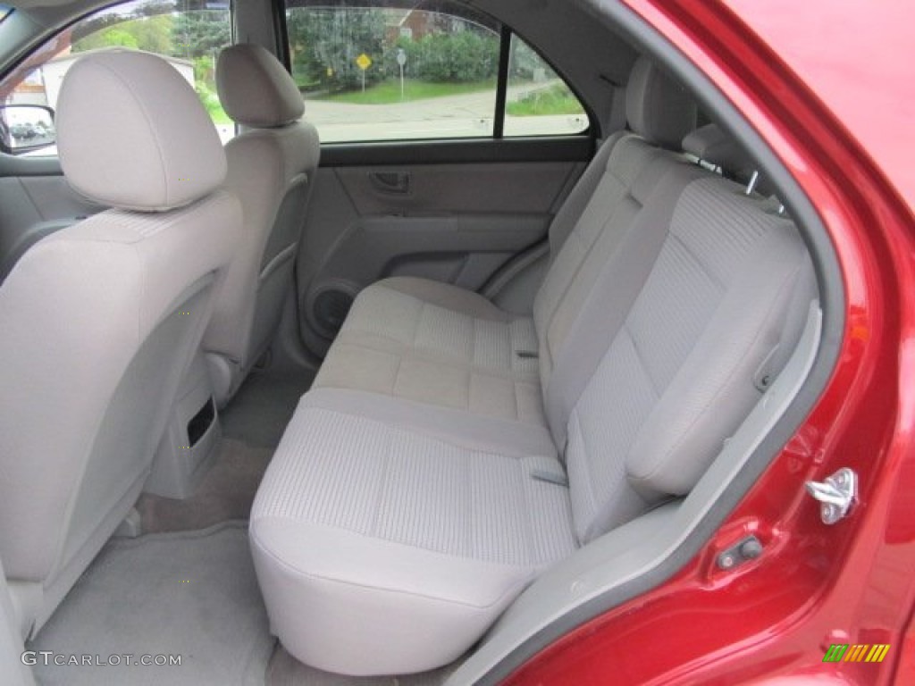 Gray Interior 2009 Kia Sorento LX 4x4 Photo #53515282