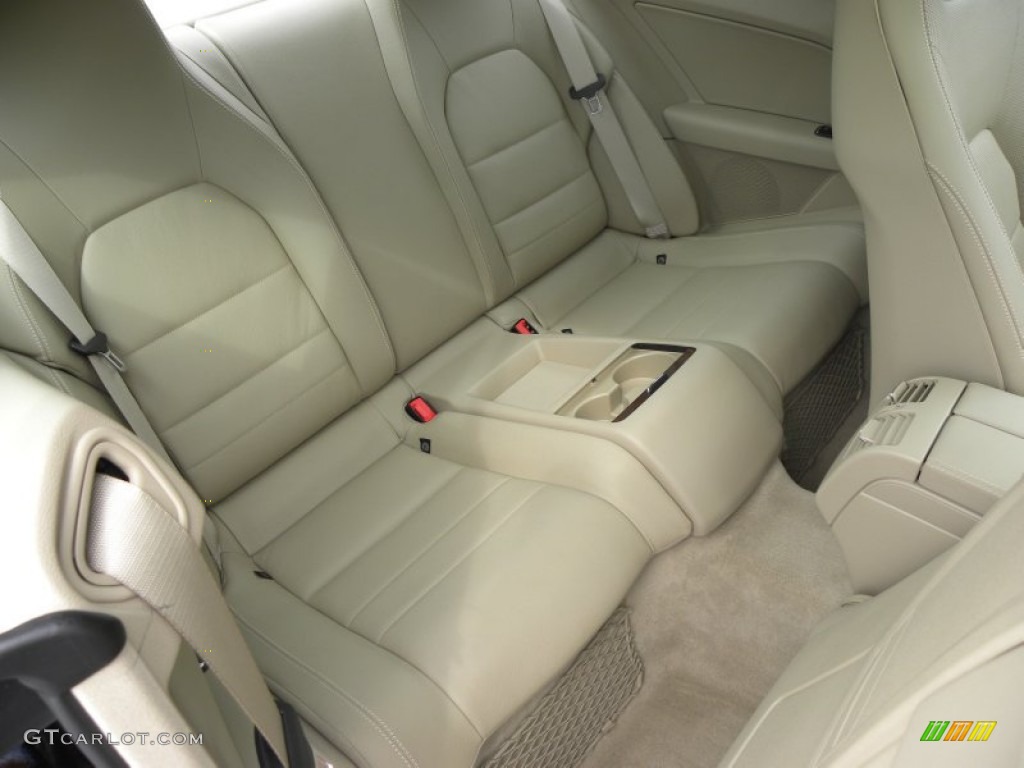 Almond Beige Interior 2010 Mercedes-Benz E 550 Coupe Photo #53515491