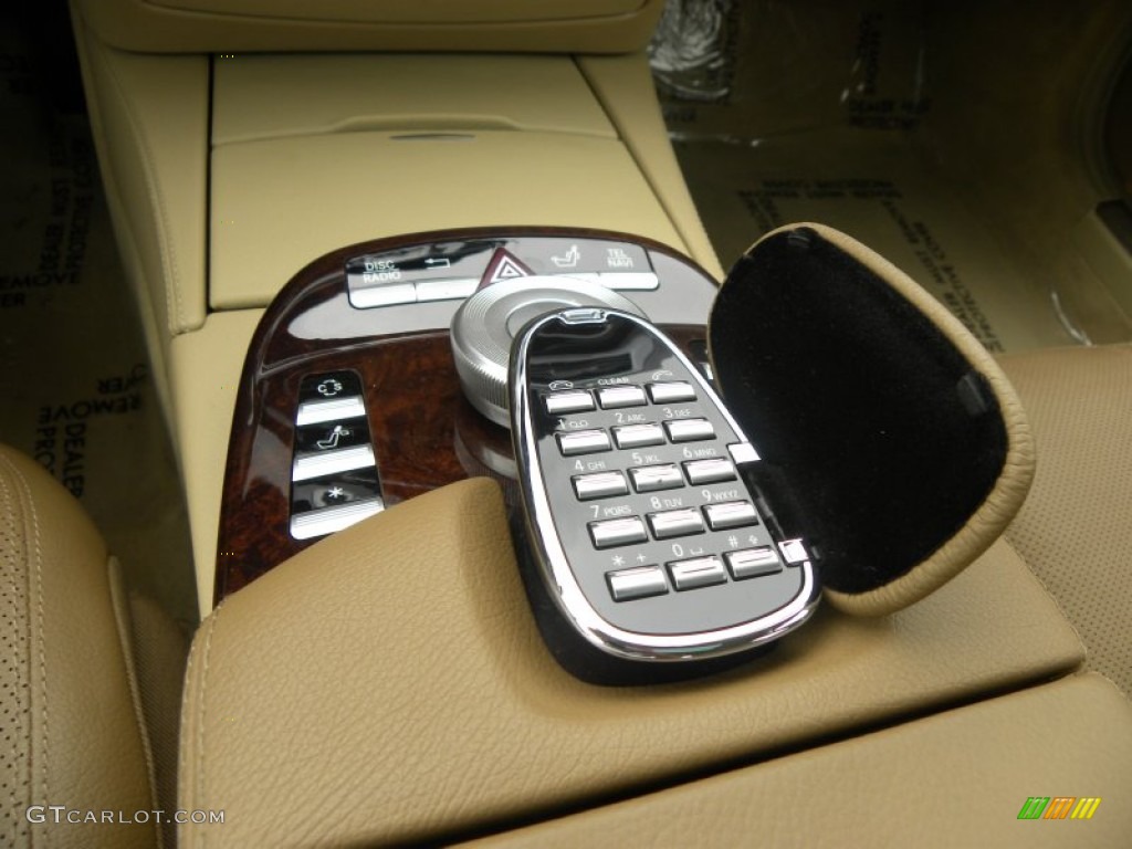 2008 S 550 Sedan - Black / Cashmere/Savanna photo #8