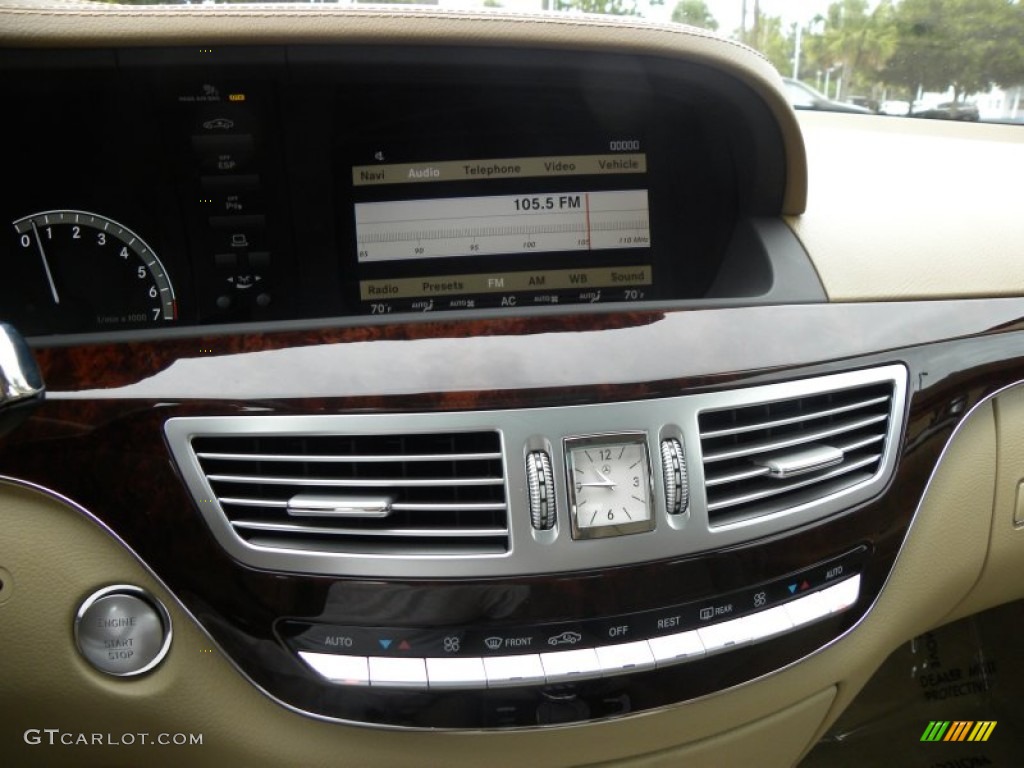 2008 S 550 Sedan - Black / Cashmere/Savanna photo #9