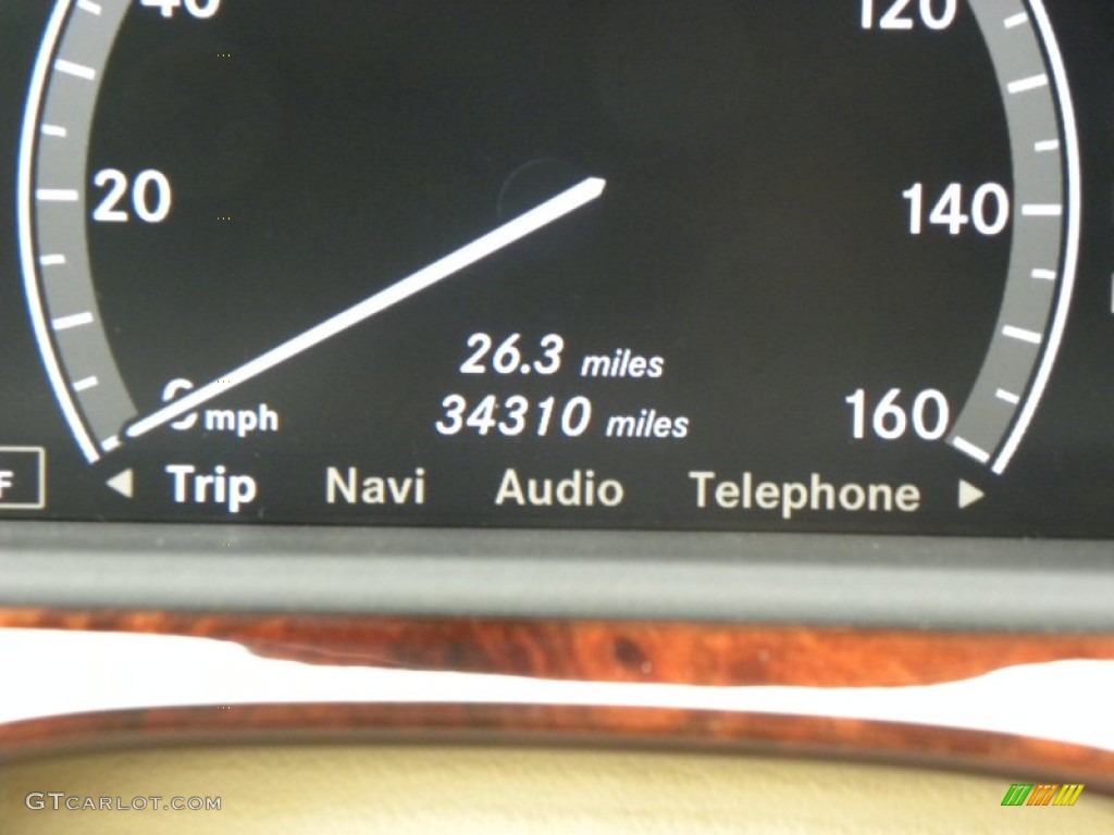 2008 S 550 Sedan - Black / Cashmere/Savanna photo #12