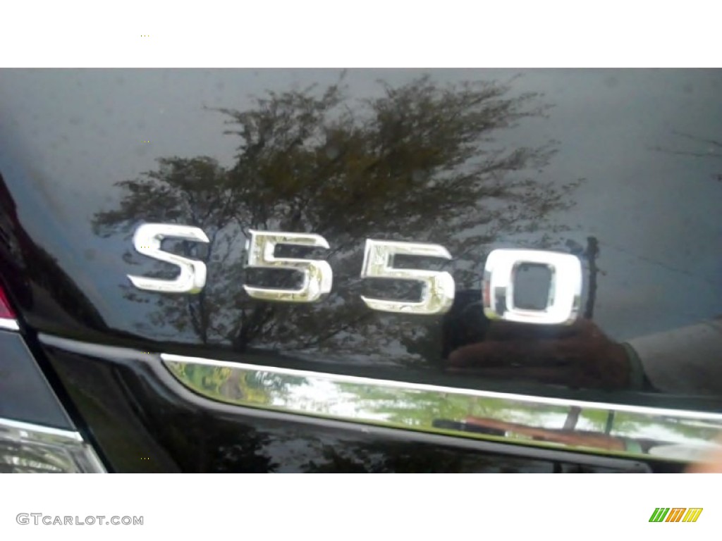 2008 S 550 Sedan - Black / Cashmere/Savanna photo #13