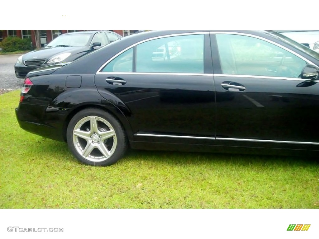 2008 S 550 Sedan - Black / Cashmere/Savanna photo #15
