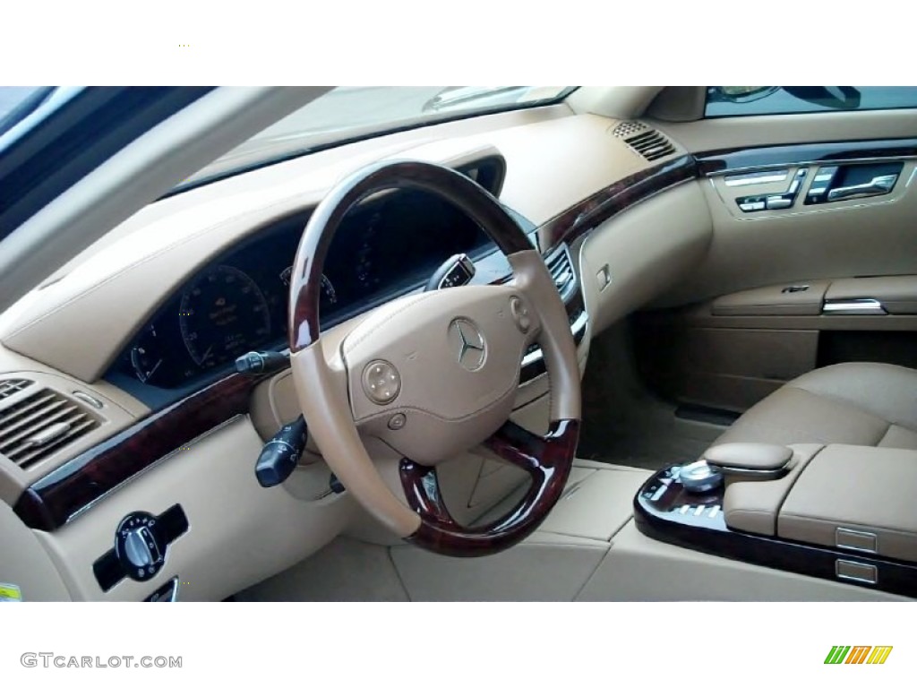 2008 S 550 Sedan - Black / Cashmere/Savanna photo #21