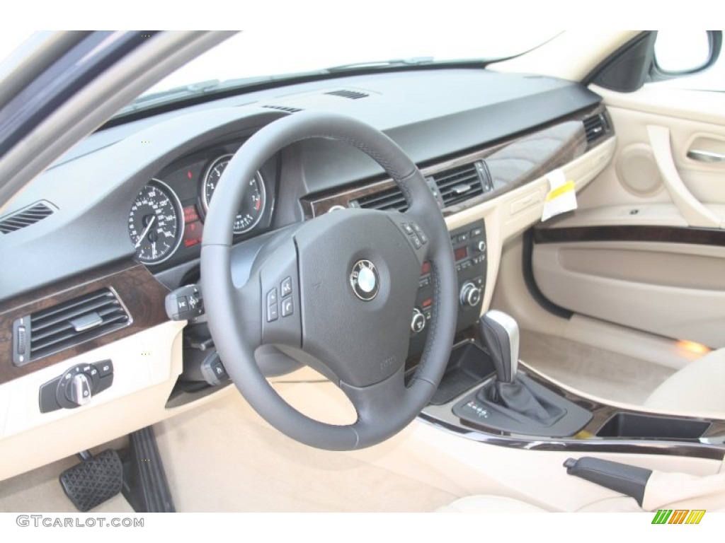 2011 3 Series 328i Sedan - Deep Sea Blue Metallic / Beige Dakota Leather photo #9