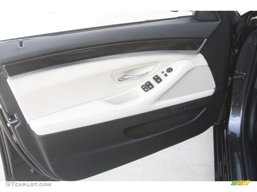 2011 5 Series 550i Sedan - Dark Graphite Metallic / Oyster/Black photo #13