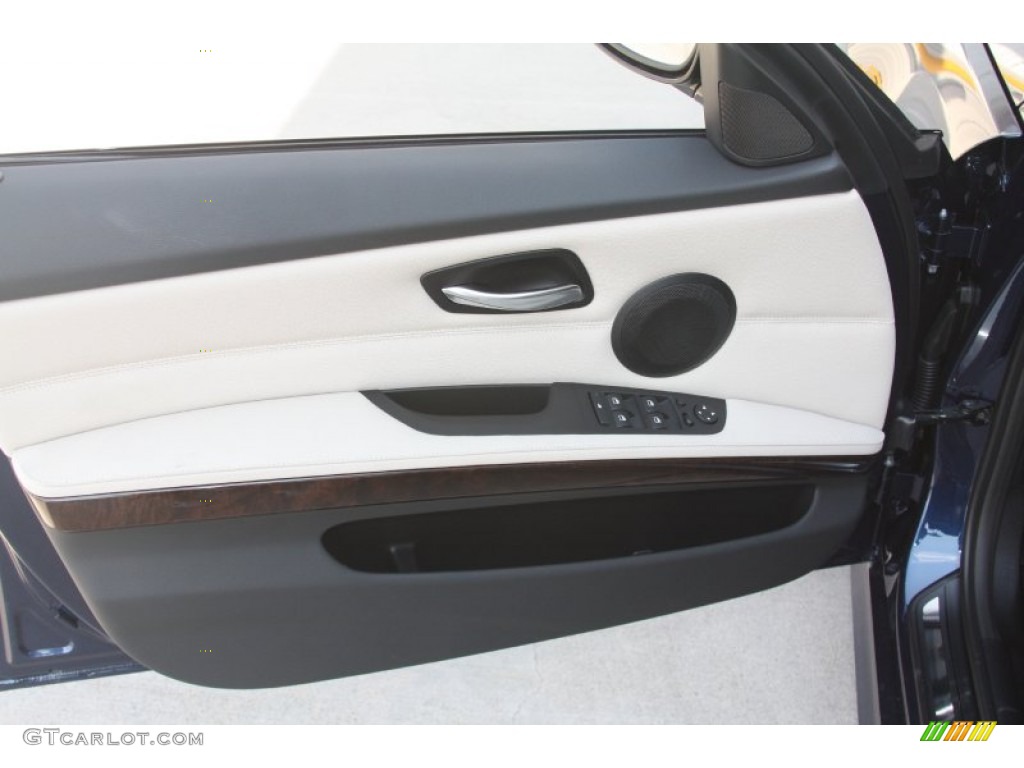 2011 3 Series 335i Sedan - Deep Sea Blue Metallic / Oyster/Black Dakota Leather photo #13