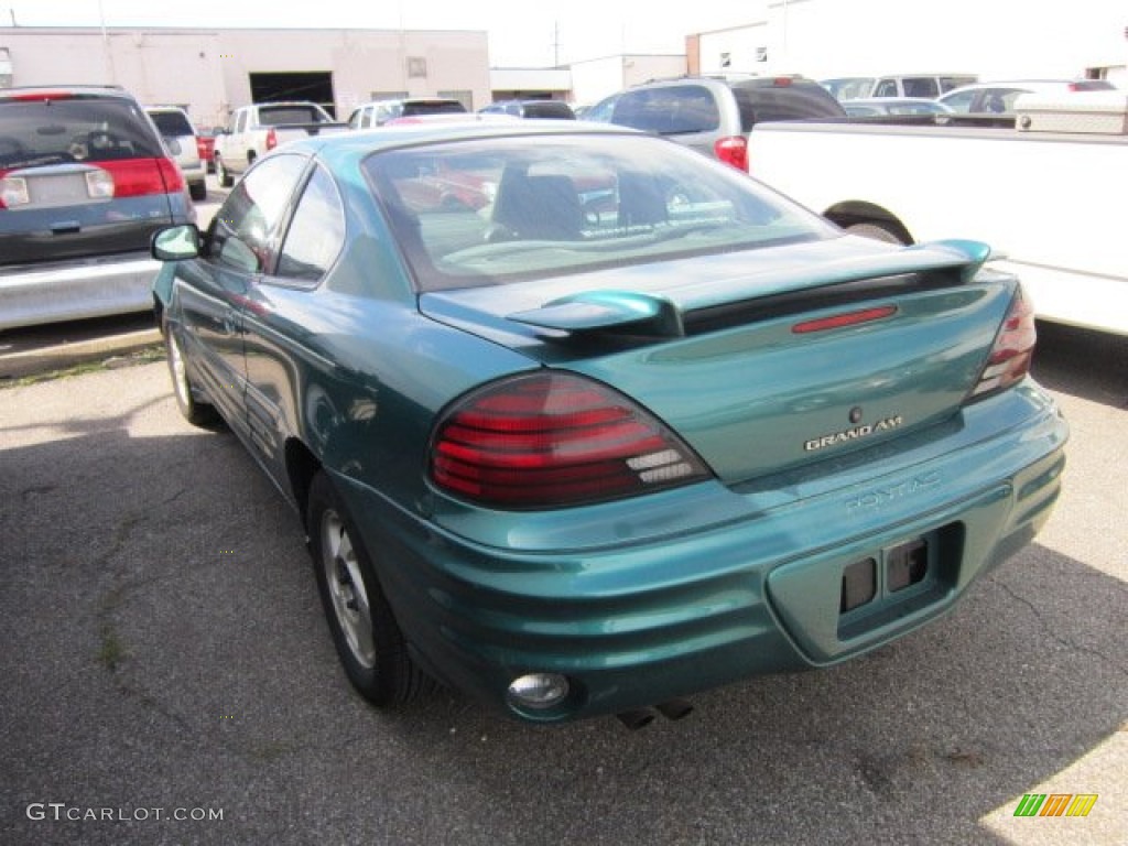 1999 Grand Am SE Coupe - Medium Green Blue Metallic / Dark Pewter photo #3