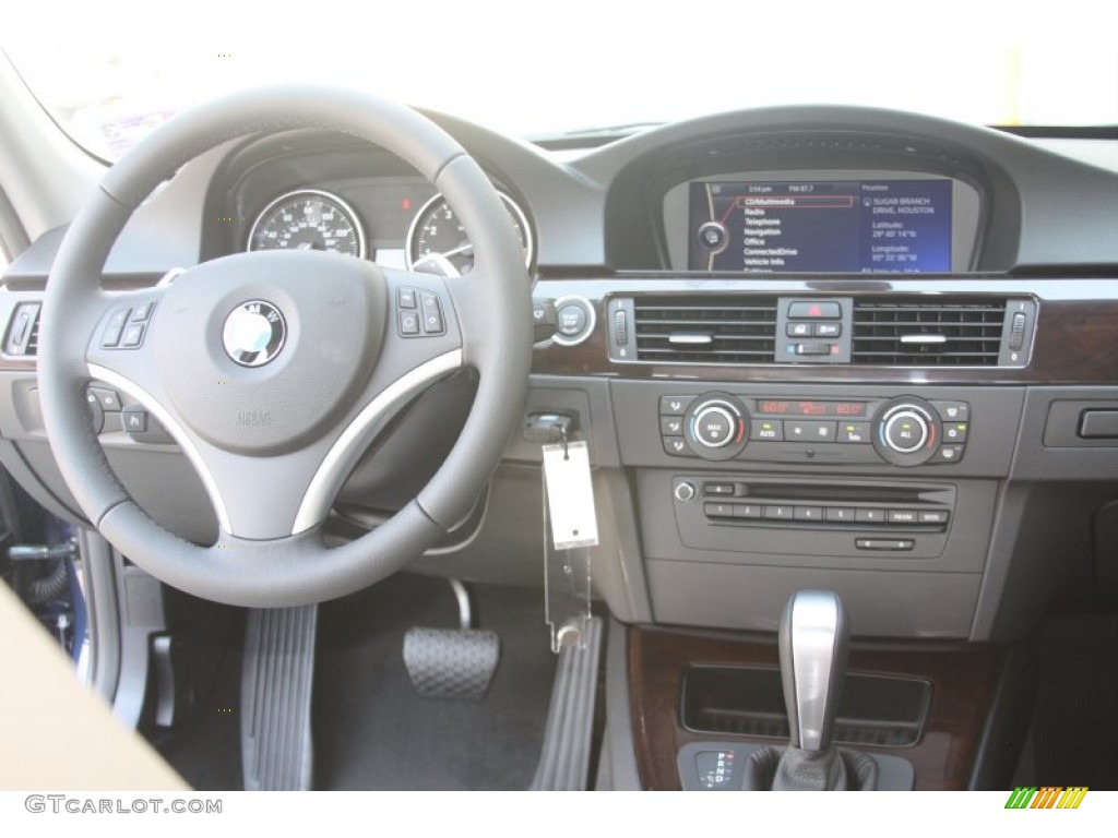 2011 3 Series 335i Sedan - Deep Sea Blue Metallic / Oyster/Black Dakota Leather photo #26