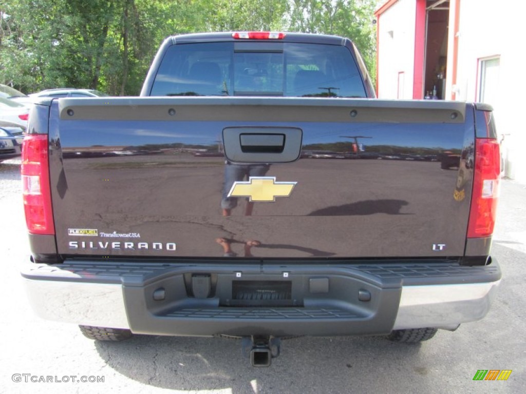 2009 Silverado 1500 LT Extended Cab 4x4 - Dark Cherry Red Metallic / Ebony photo #14