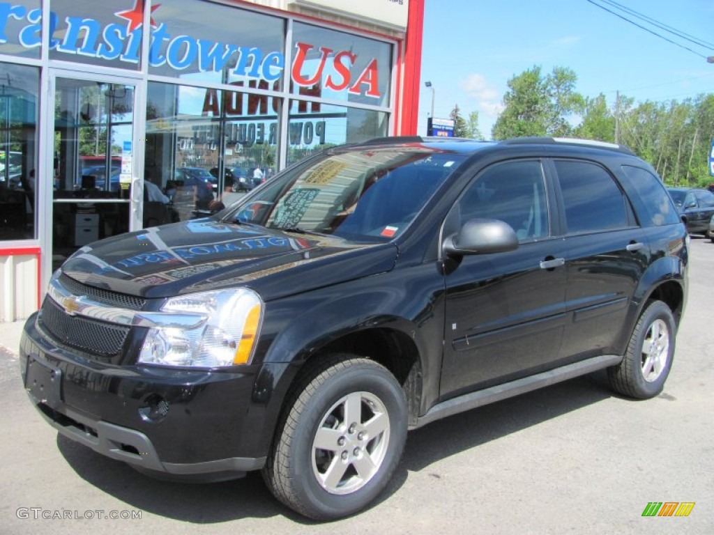 2008 Equinox LS - Black / Light Gray photo #1