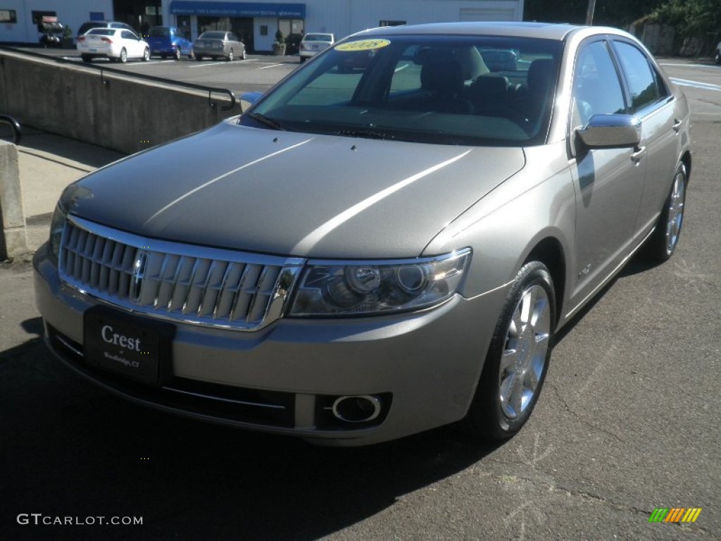 2008 MKZ AWD Sedan - Vapor Silver Metallic / Dark Charcoal photo #2