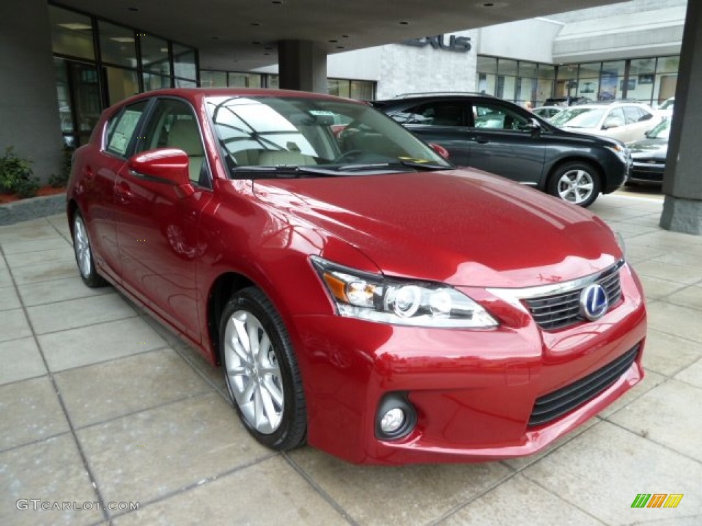 Matador Red Mica 2011 Lexus CT 200h Hybrid Premium Exterior Photo #53519516