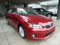 Matador Red Mica 2011 Lexus CT 200h Hybrid Premium Exterior