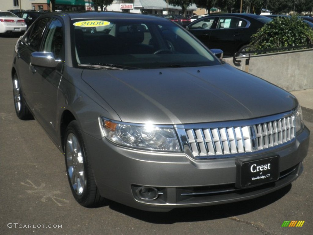2008 MKZ AWD Sedan - Vapor Silver Metallic / Dark Charcoal photo #4