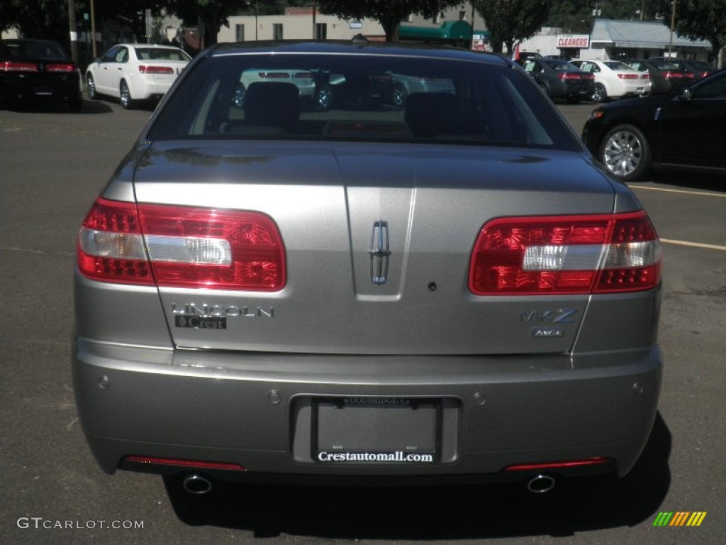 2008 MKZ AWD Sedan - Vapor Silver Metallic / Dark Charcoal photo #5