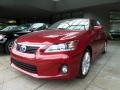 2011 Matador Red Mica Lexus CT 200h Hybrid Premium  photo #7