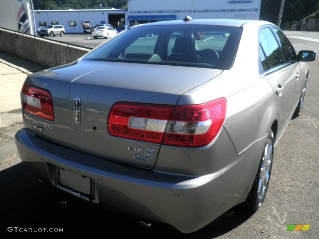 2008 MKZ AWD Sedan - Vapor Silver Metallic / Dark Charcoal photo #7