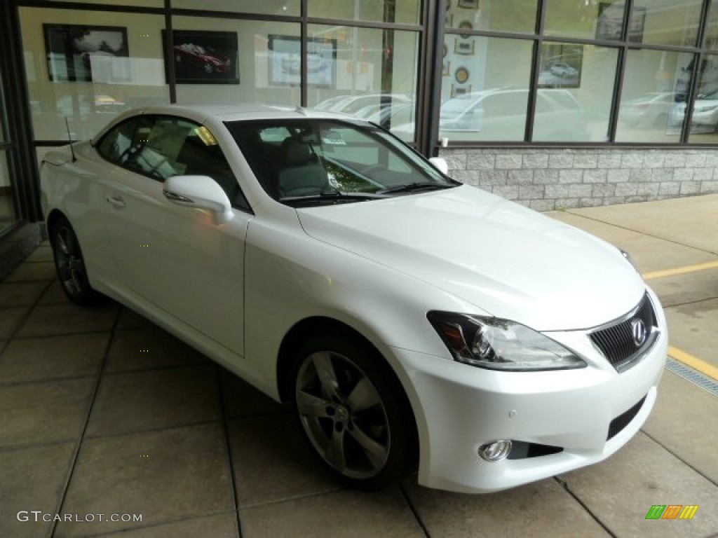 2011 IS 250C Convertible - Starfire White Pearl / Black photo #5