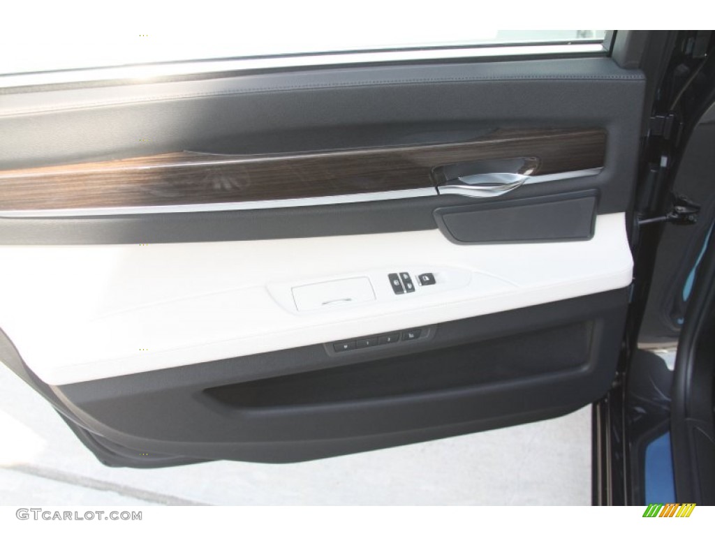 2012 7 Series 740Li Sedan - Dark Graphite Metallic / Oyster/Black photo #27