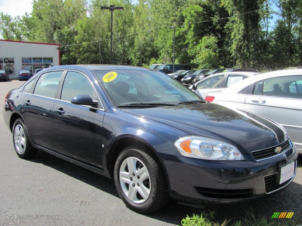 2008 Impala LS - Imperial Blue Metallic / Ebony Black photo #1