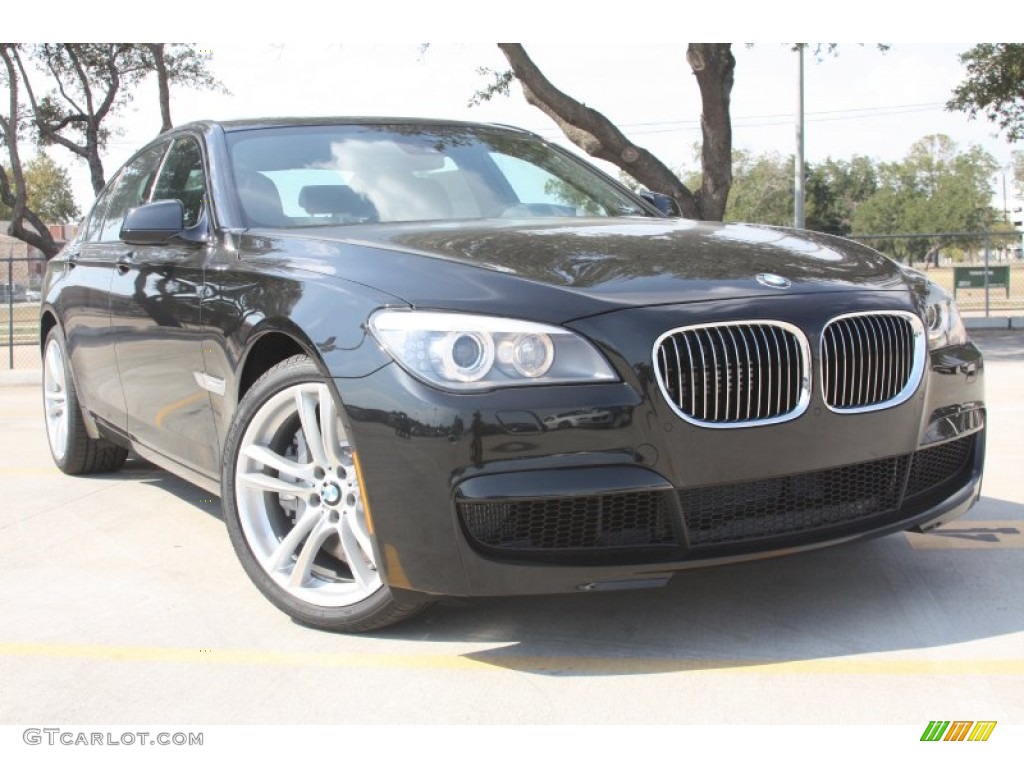 Black Sapphire Metallic 2012 BMW 7 Series 750i Sedan Exterior Photo #53520607