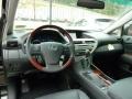 Black 2011 Lexus RX 450h AWD Hybrid Dashboard