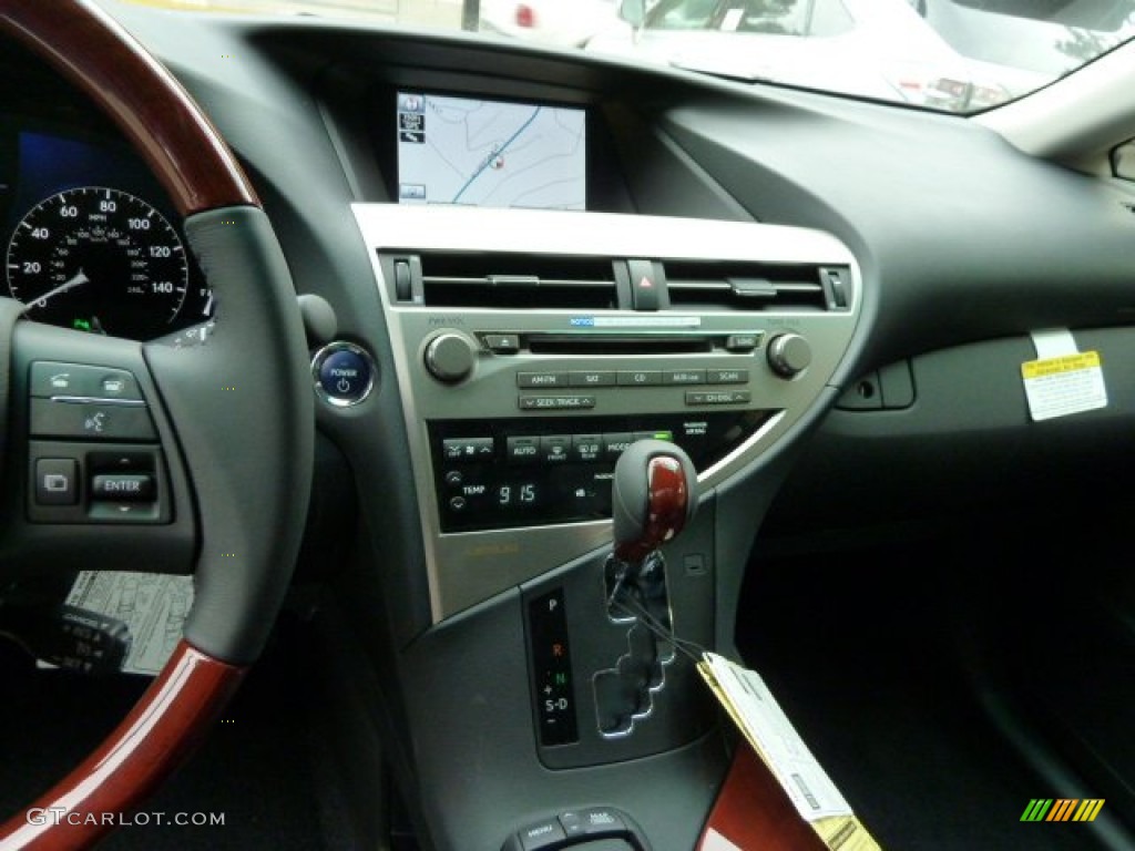 2011 Lexus RX 450h AWD Hybrid Black Dashboard Photo #53520835