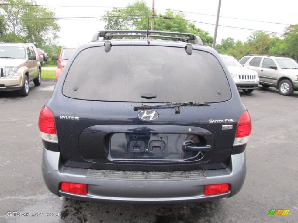 2005 Santa Fe LX 3.5 - Moonlit Blue / Gray photo #4