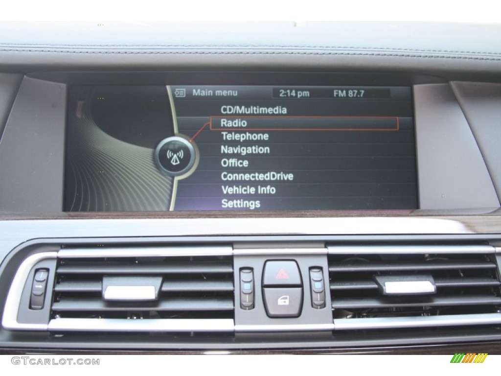 2012 7 Series 750i Sedan - Dark Graphite Metallic / Oyster/Black photo #15