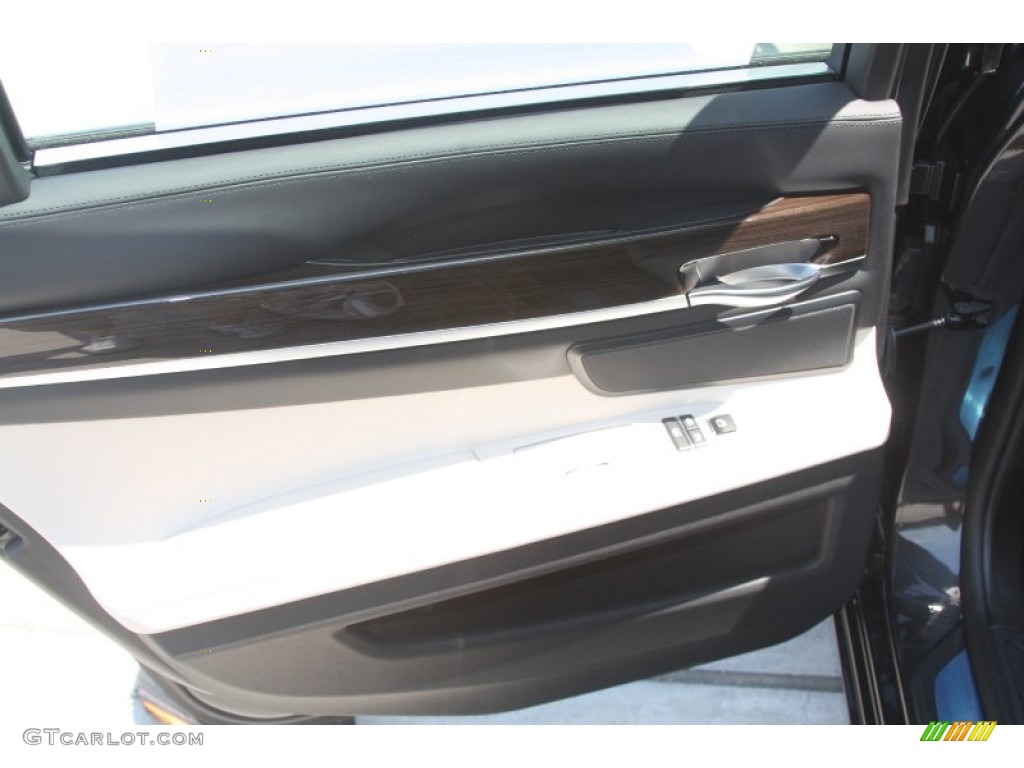 2012 7 Series 750i Sedan - Dark Graphite Metallic / Oyster/Black photo #26