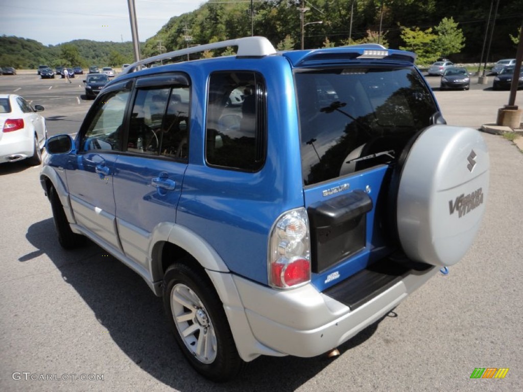 2005 Grand Vitara LX 4WD - Cosmic Blue Metallic / Beige photo #5