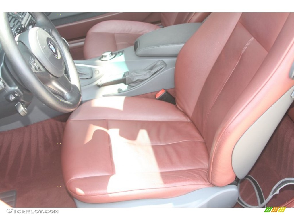 Chateau Red Interior 2004 BMW 6 Series 645i Coupe Photo #53523182