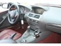 2004 BMW 6 Series Chateau Red Interior Dashboard Photo