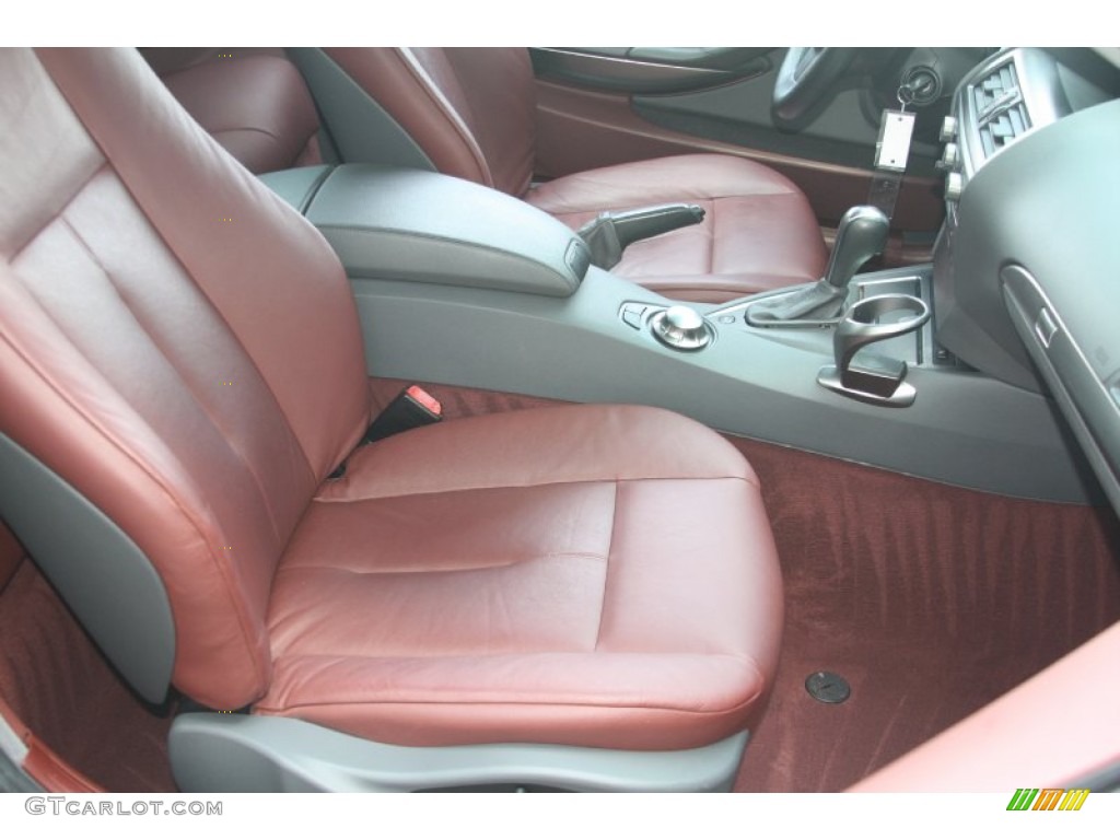 Chateau Red Interior 2004 BMW 6 Series 645i Coupe Photo #53523553