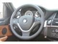 Saddle Brown Steering Wheel Photo for 2011 BMW X6 #53524100