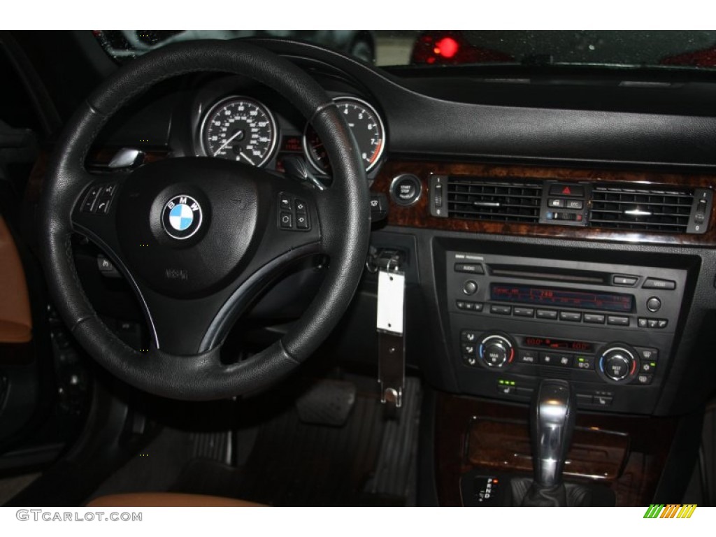 2009 3 Series 335i Convertible - Black Sapphire Metallic / Saddle Brown Dakota Leather photo #29