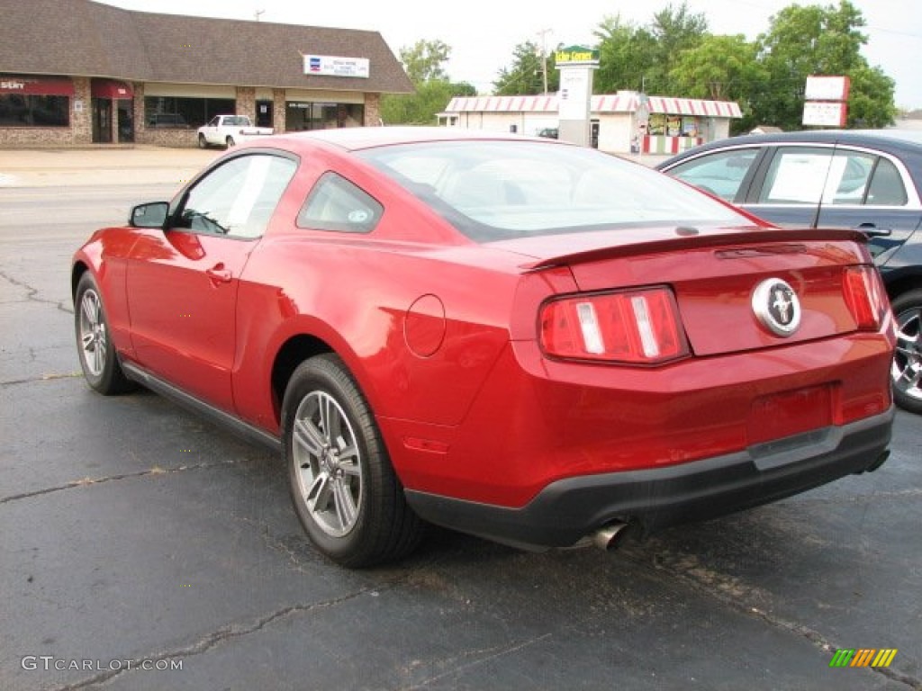 2011 Mustang V6 Coupe - Red Candy Metallic / Stone photo #4