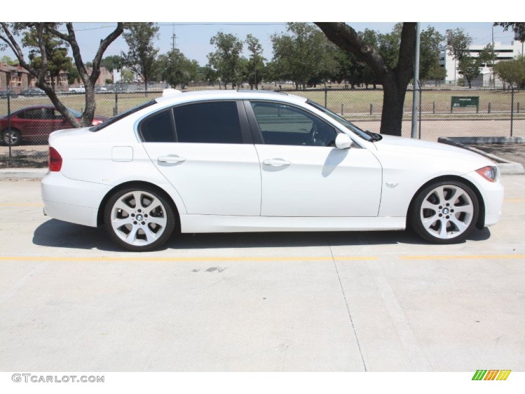 2008 3 Series 335i Sedan - Alpine White / Black photo #9