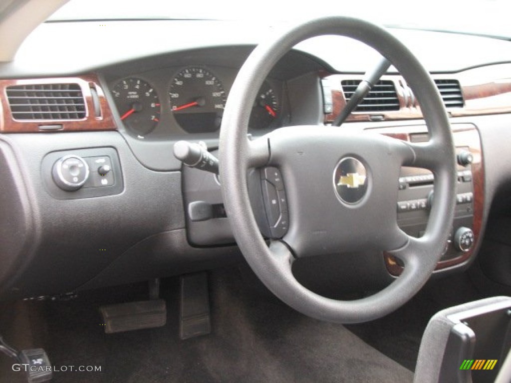 2011 Chevrolet Impala LS Ebony Steering Wheel Photo #53524763