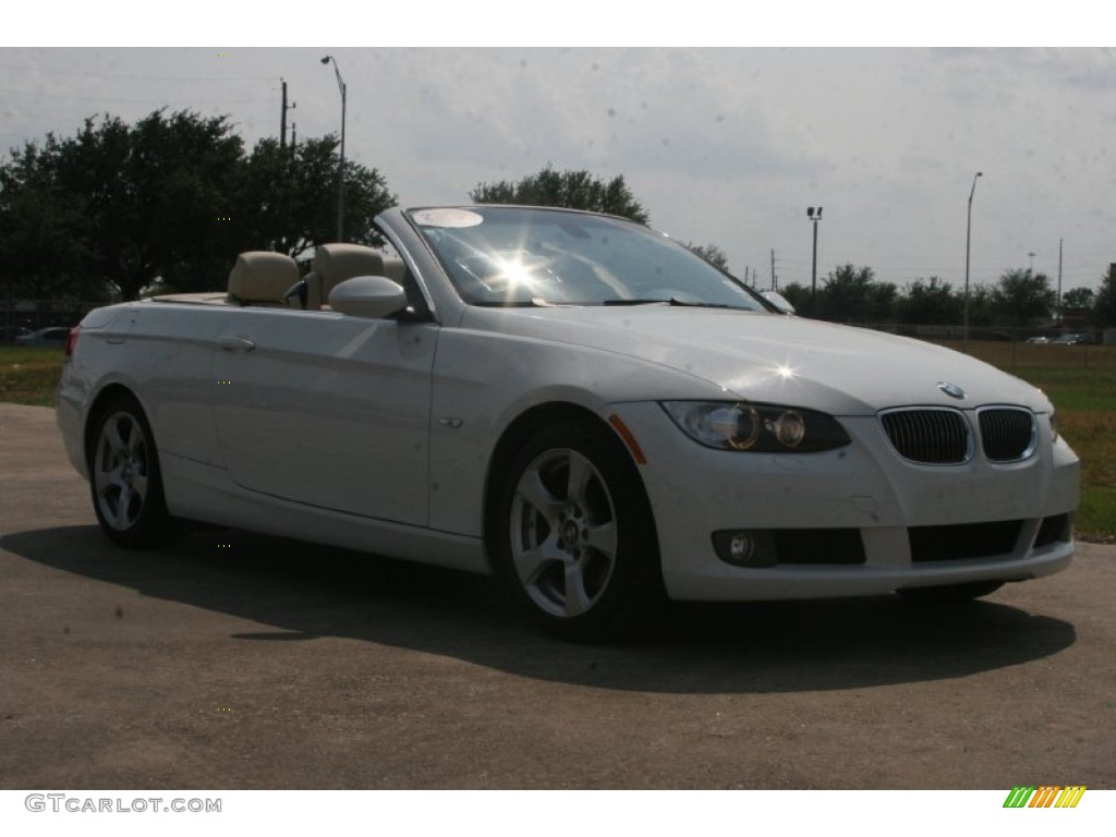 2008 3 Series 328i Convertible - Alpine White / Cream Beige photo #8