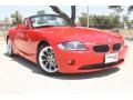 2005 Bright Red BMW Z4 2.5i Roadster  photo #1
